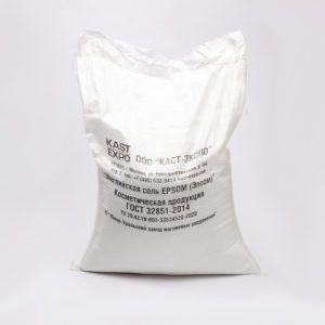 Английская соль (EPSOM), "ЮУЗМС", 25 кг